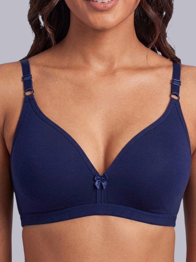 Eden Pack of 2 - Non-Padded Non Wired Cotton Blend T-Shirt Bra - Image 5
