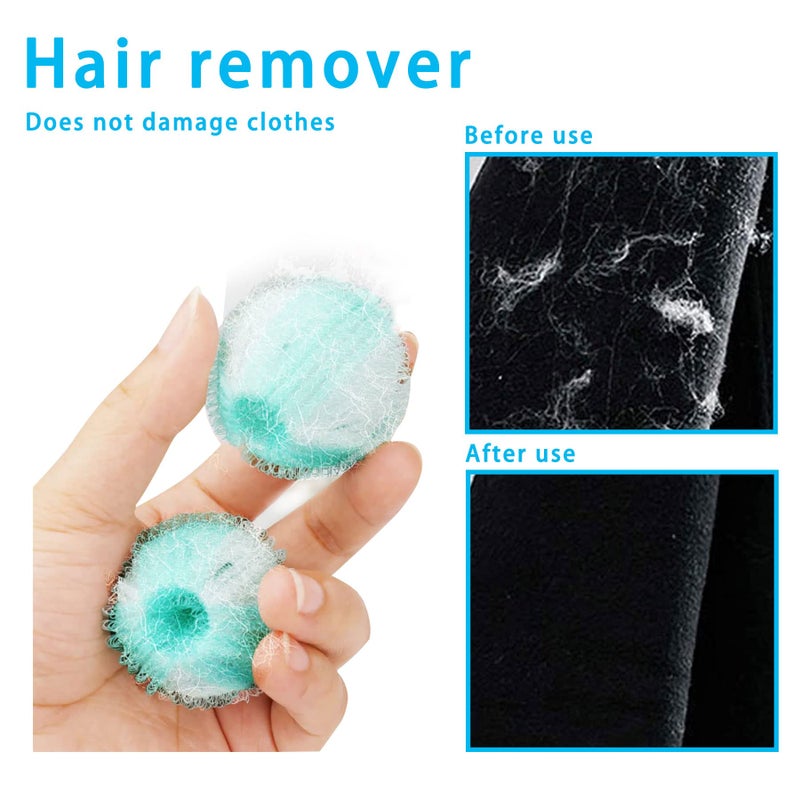 8PCS Pet Hair Remover and Laundry Ball Set, Reusable Dog Hair Remover for Laundry, Lint Catcher Laundry Ball in Washing Machine, Pet Hair Catcher for Clothes, Bedding - Image 4