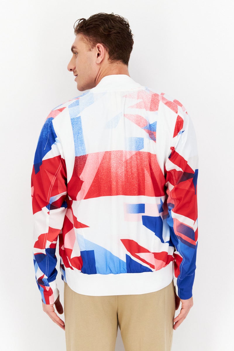 Adidas Men Sportswear Fit Outdoor Windbreaker Jacket, Multicolor - Image 3