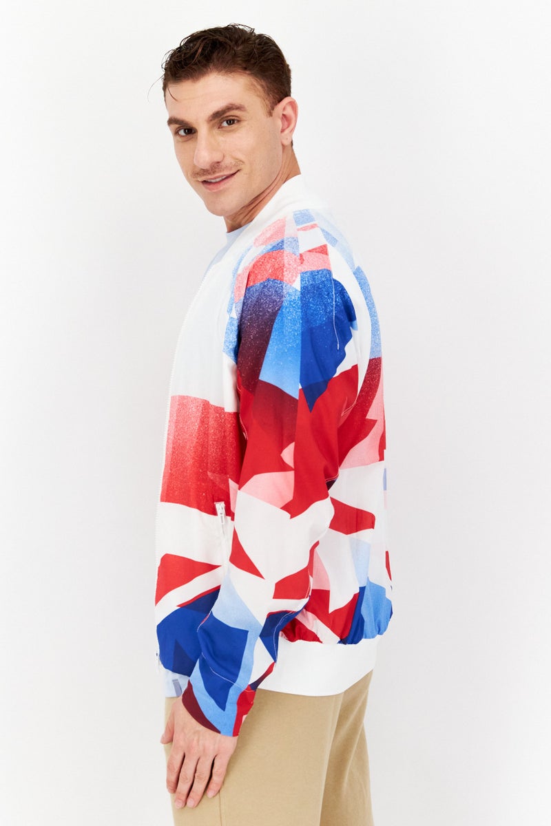 Adidas Men Sportswear Fit Outdoor Windbreaker Jacket, Multicolor - Image 4