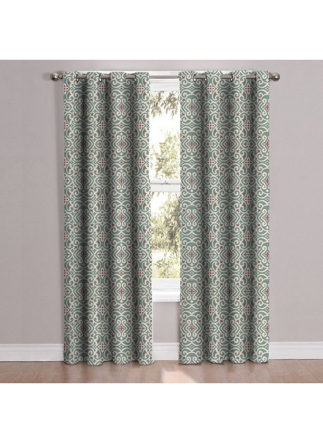 Naguib Selim Linen Velvet Sabia Curtains Modern Design Steel Grommets140X280Cm  - Image 1