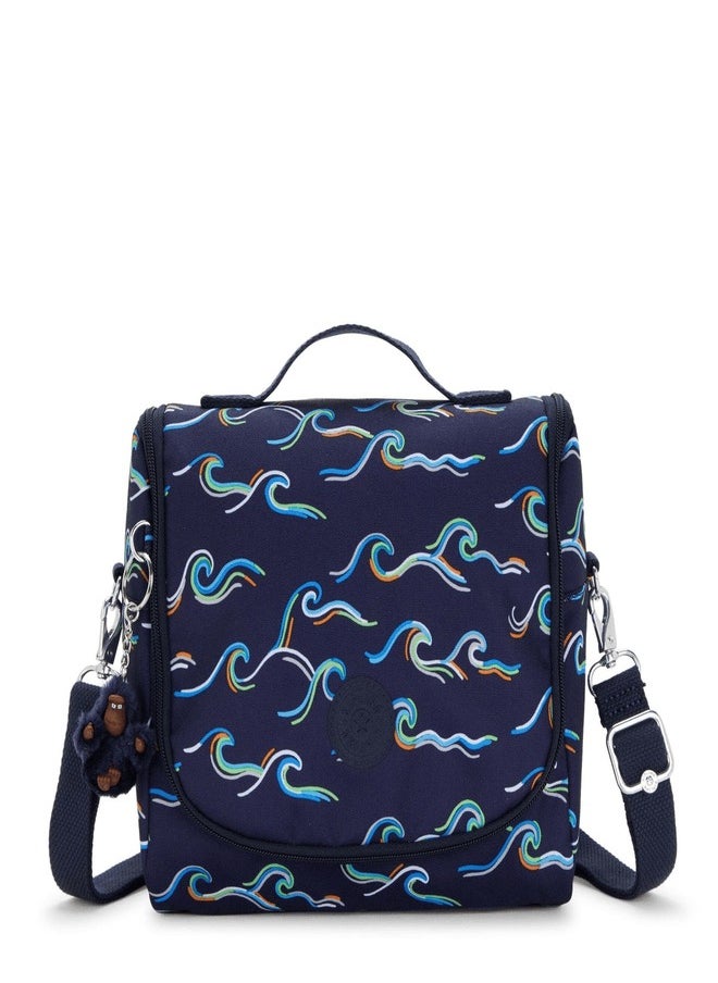 kipling New Kichirou Fun Ocean Print Large Lunch Bag With Trolley Sleeve  - Image 1
