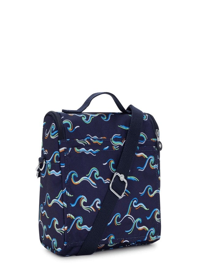 kipling New Kichirou Fun Ocean Print Large Lunch Bag With Trolley Sleeve  - Image 2