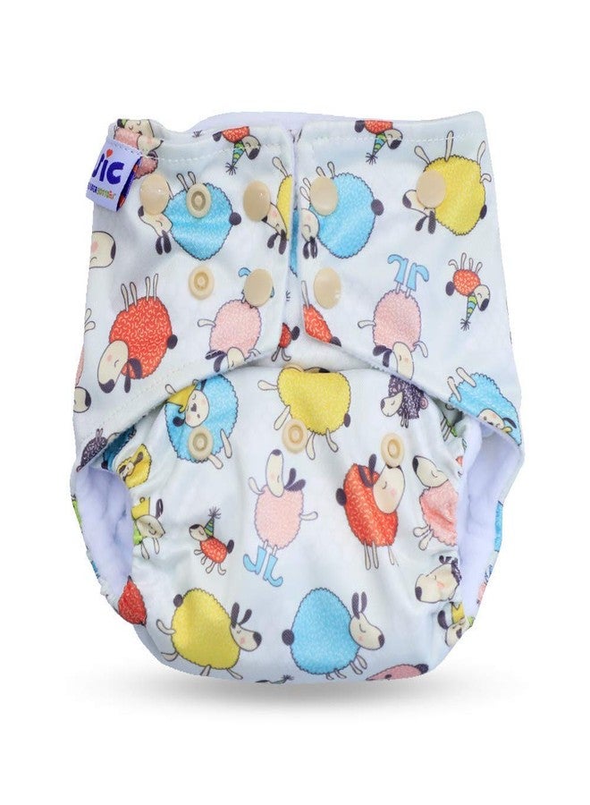 Superbottoms Basic Leakage-proof advanced cloth diapers for babies, High Absorbent 100% cotton 3 reusable diaper and 3 insert pad Combo Pack washable cloth diaper 3M -3Years Adjustable, Reduces Rash - Image 3