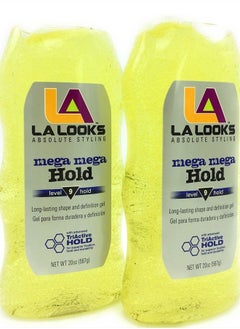 La Looks Gel #9 Mega Mega 20 Ounce (Yellow) (591ml) (2 Pack) - pzsku/Z173AF35EBD82127499BFZ/45/_/1687594663/3b34c642-0cb0-4e06-acc8-022af8be4486