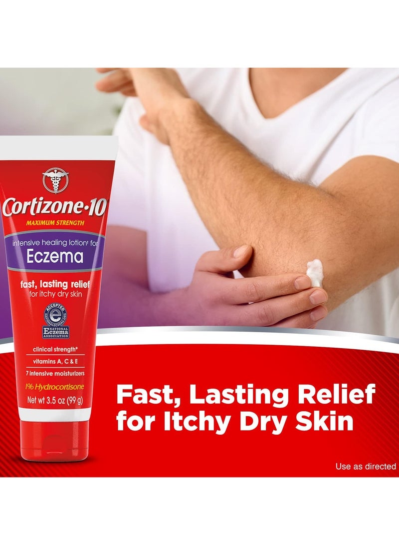 Cortizone 10 Intensive Healing Lotion for Eczema, 3.5 oz - Image 2