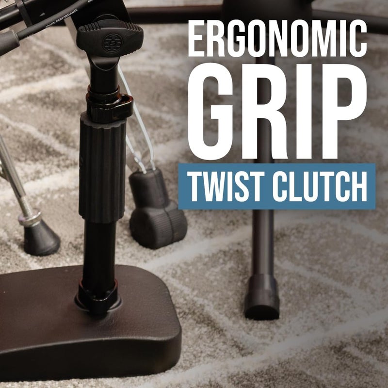 Gator Shure by Gator Compact Low Profile Mic Stand - Image 5