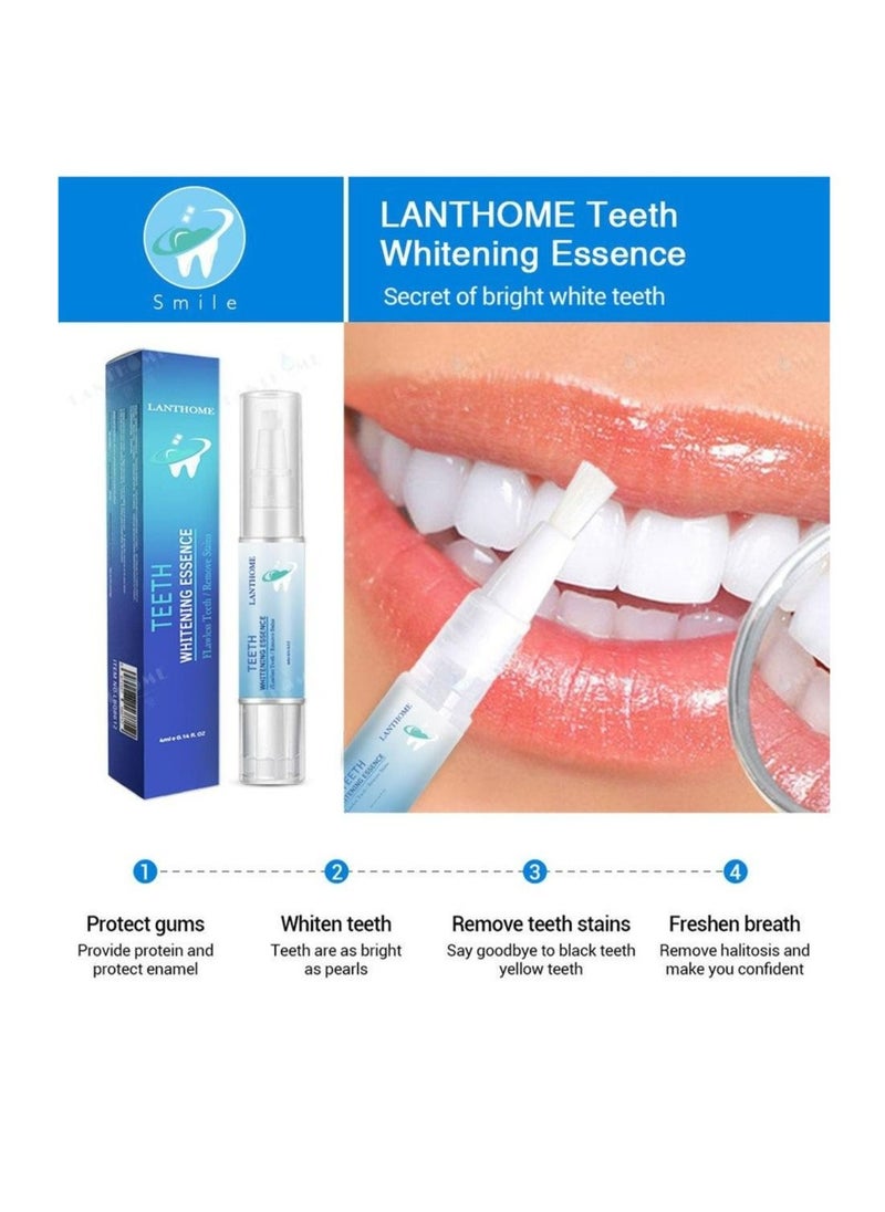 Lanthome 4 ml Of Teeth Whitening Essence Filled Pen Instant Remedy For Dirty Tooth Oral Stain Remover Pen Teeth Whitening Essence Pen Deep Effective And Painless For Sensitive Teeth Smile Confidently  - Image 3