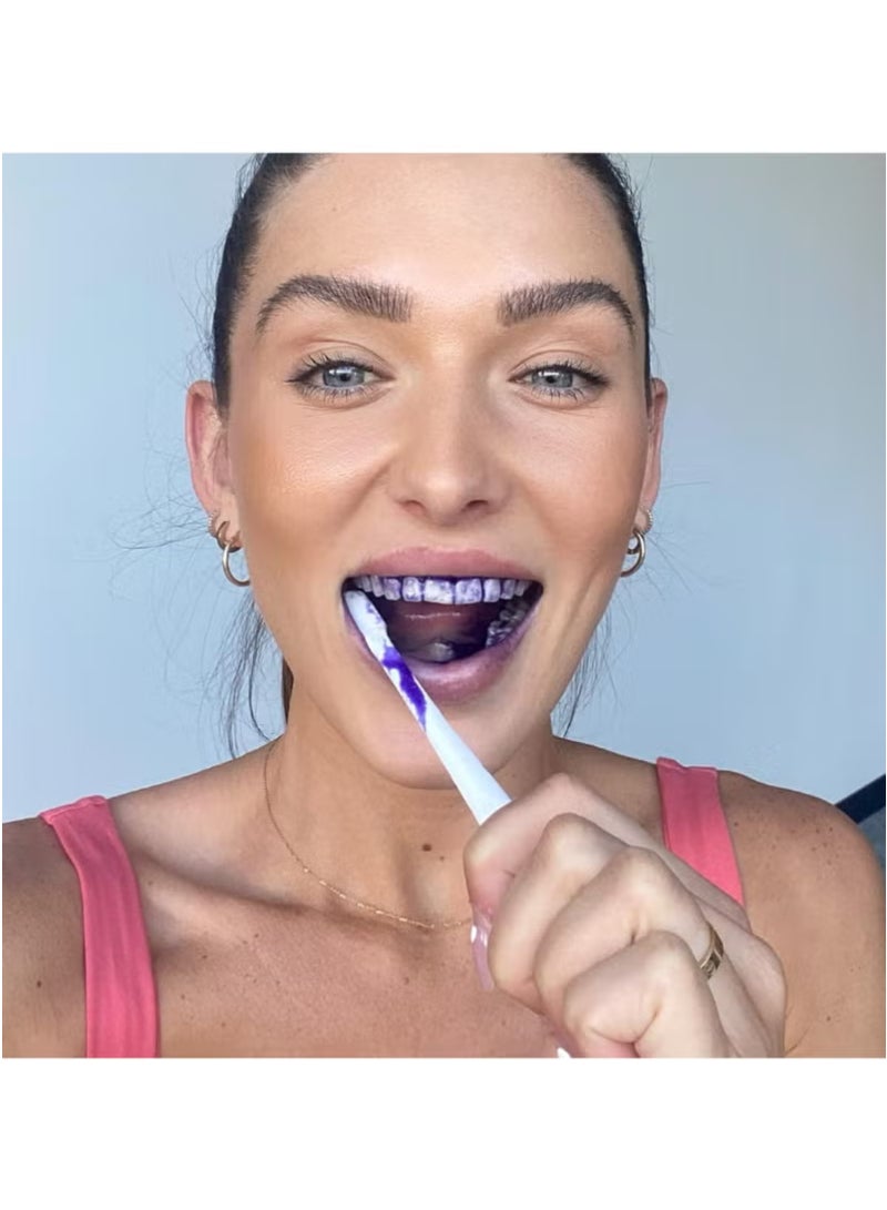 AS SEEN ON TV V34 Purple Teeth Whitening Gel – Colour Corrector Toothpaste for Bright Smile & Instant Stain Removal Pack Of 2 - Image 2