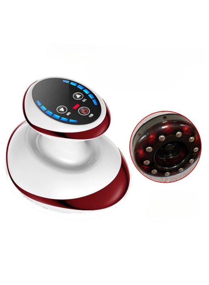 AROAQ Electric Cupping Massager, portable and durable Electric Cupping Therapy,  Fat Burner Anti-cellulite Massager for Neck, Shoulder, Back, Leg, and Body Massage Red - Image 1