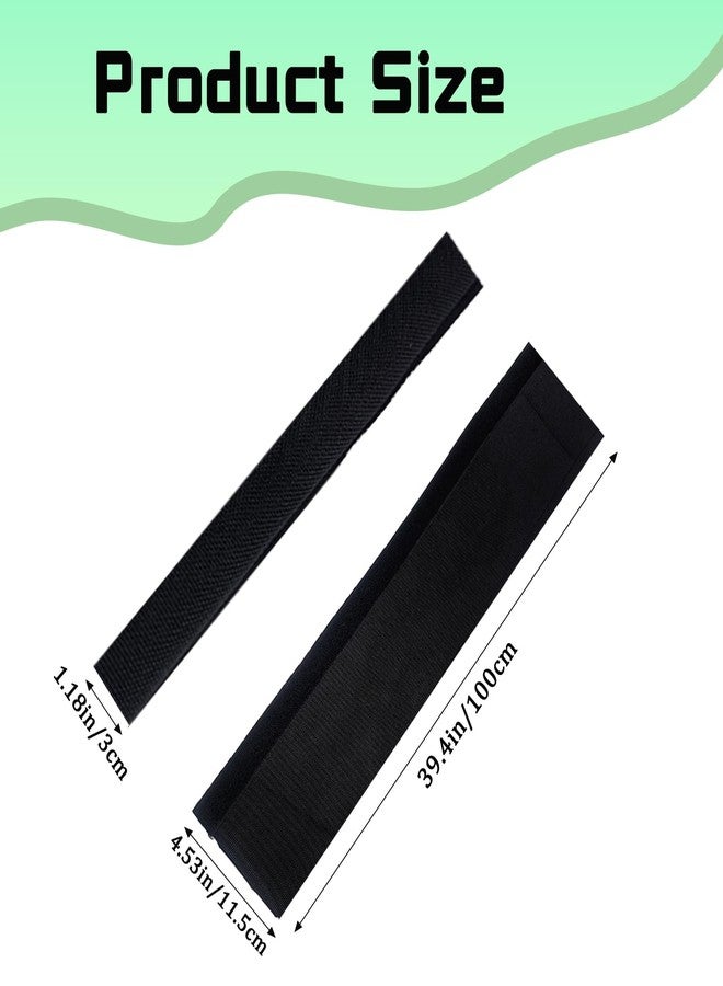 TTFdacai 2 Pcs Swing Chain Cover, Chain Covers for Swings, Swing Handle Grip Sleeve Swing Fence Chains for Playground Swing Sets, Gardens, Patios, Porches, Backyards, and Outdoor Locations (Black) - Image 2