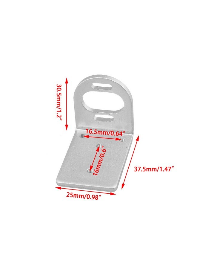 BQLZR Rc Motor Base Metal Motor Mounting Holder Seat Base Silver Aluminum Alloy A580051 L Shape 380 390 Motor Adjustable Bracket Seat Holder For A959 A969 A979 K929 Rc1:18 Model Car - Image 2