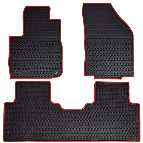 Megiteller Car Floor Mats Custom Fit for Chevrolet Chevy Equinox/GMC Terrain 2018 2019 2020 2021 2022 2023 2024 Odorless Washable Heavy Duty Rubber All Weather Floor Liners - Image 1