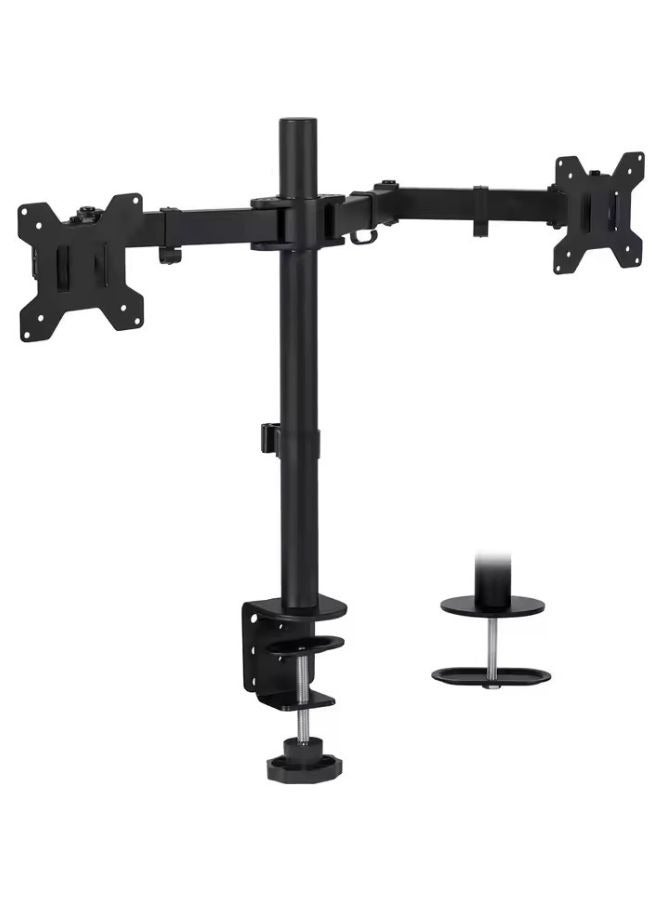 ستارجولد مزدوج رصد ذراع المكتب الكامل لحركة الحركة لشاشات 17-32 بوصة-جناح شاشة قابلة للتعديل بالكامل-VESA 75x75/100x100 متوافق - Image 1