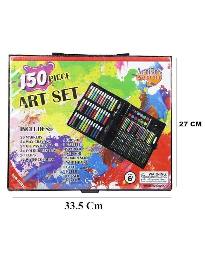 Shuban Art Supplies For Kids Deluxe Kids Art Set, Black - Image 2