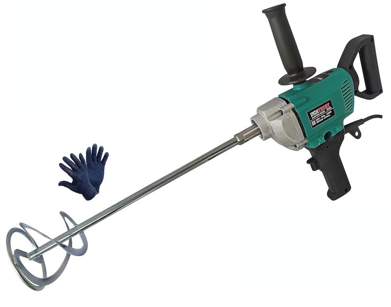 Inditrust م mixer كهربائي متعدد الأغراض 1250 واط مع ضمان 6 أشهر لخلط الطلاء مع قضيب حلزوني 100 لف من النحاس 900 دورة في الدقيقة - Image 1