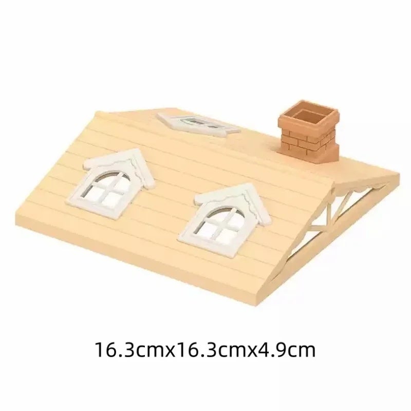 رولايف أحجية ثلاثية الأبعاد Rolife Super World Series Buckle Assembly Room Lighting Model Desktop Decoration Birthday Gift, Roof 7278590 - Image 1