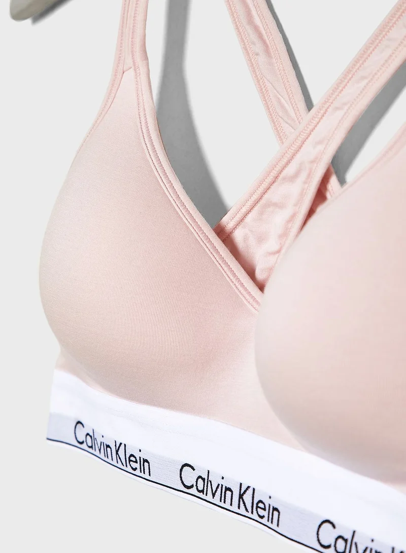 CALVIN KLEIN Logo Band T-Shirt Bra