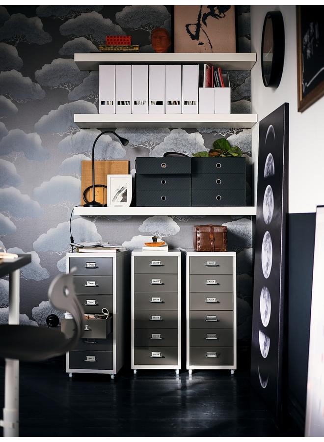 Zaboon Wall shelf, white, 110x26 cm - Image 5