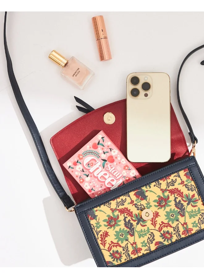 Chumbak Vibrant Flowers Satchel Bag
