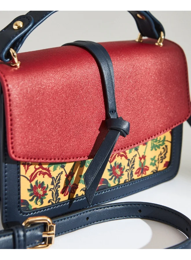 Chumbak Vibrant Flowers Satchel Bag