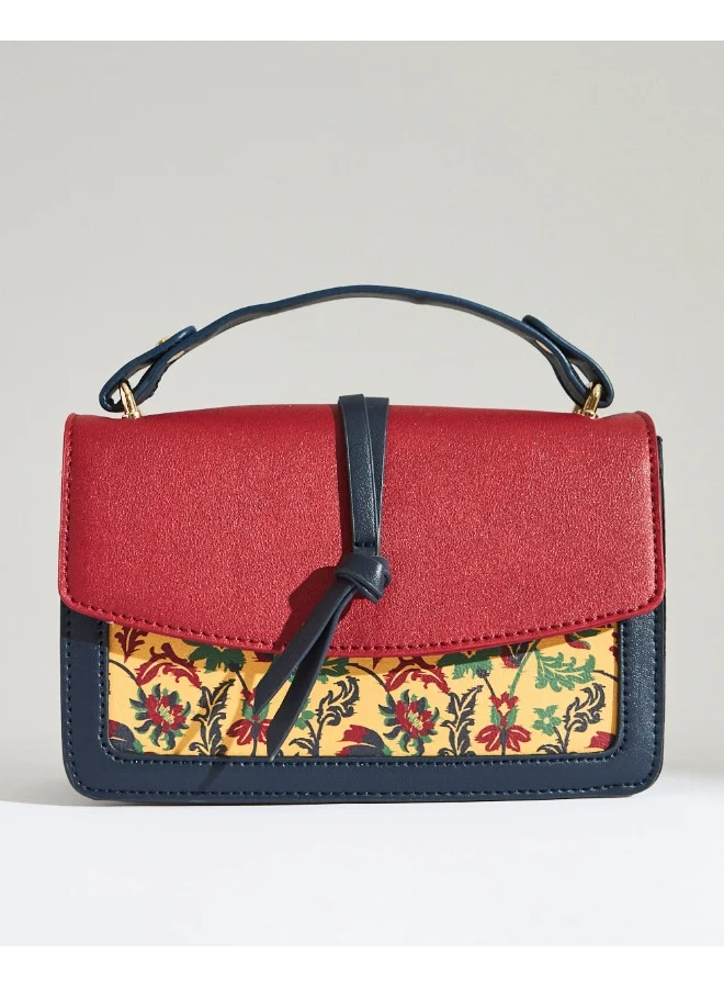 Chumbak Vibrant Flowers Satchel Bag