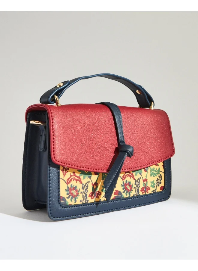 Chumbak Vibrant Flowers Satchel Bag