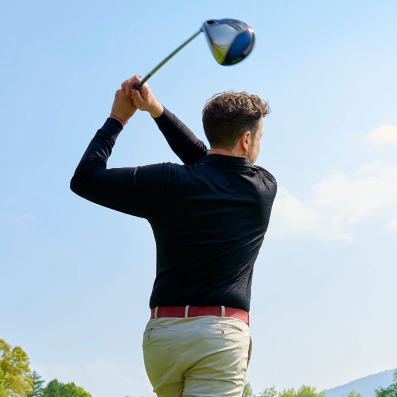 BALENNZ Long Sleeve Polo Shirts for Men - Moisture Wicking Quick Dry Golf Polos - Athletic Long Sleeve Golf Shirts 4CL - Image 5