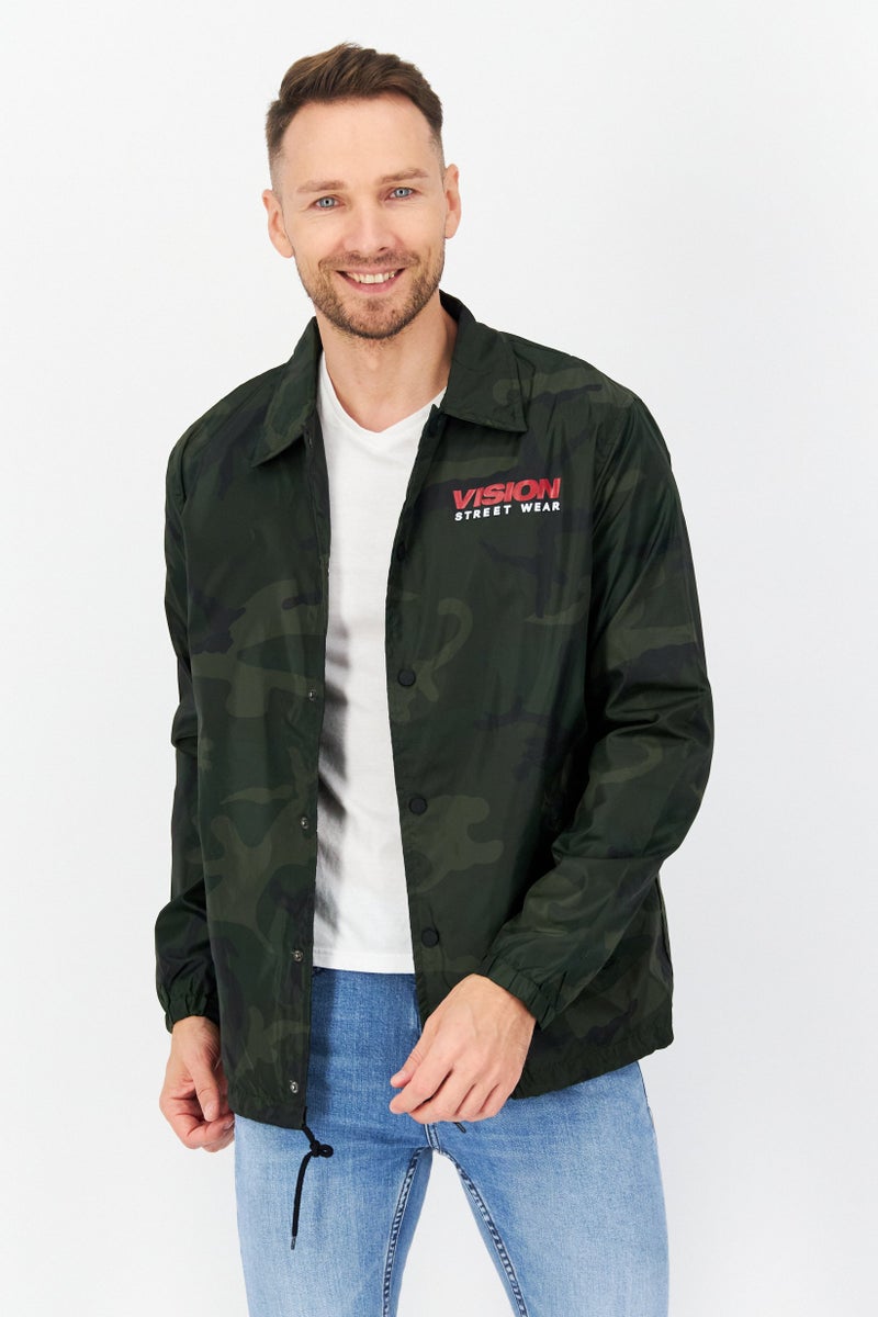Vision streetwear Men Camouflage Jacket Shirt, Multicolor - Image 1