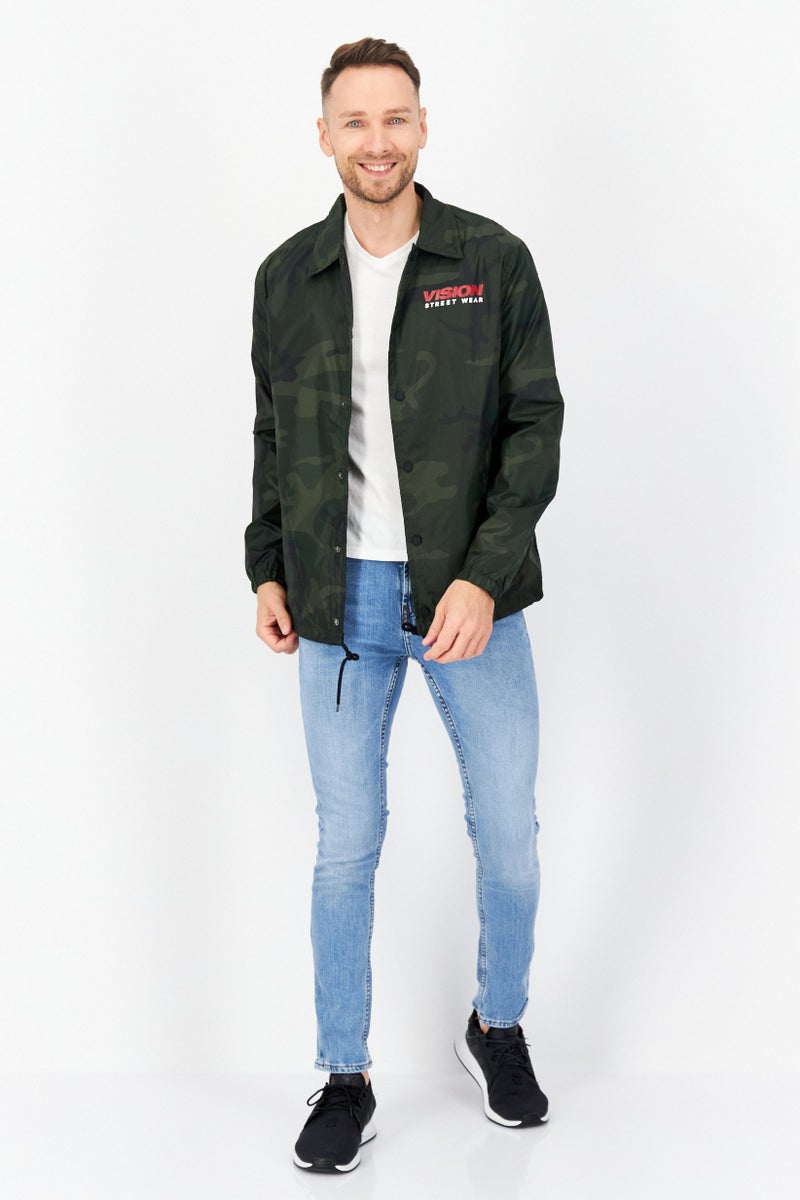 Vision streetwear Men Camouflage Jacket Shirt, Multicolor - Image 2