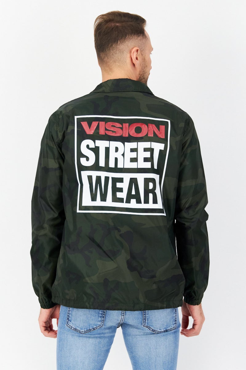 Vision streetwear Men Camouflage Jacket Shirt, Multicolor - Image 4