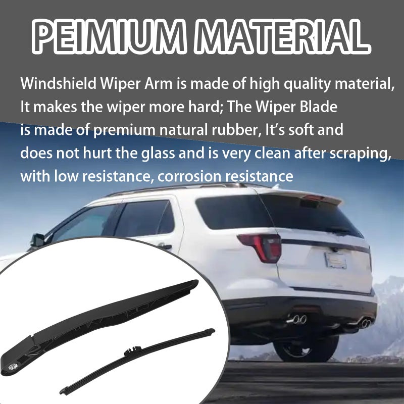 GolTHd Rear Windshield Wiper Arm Kit, Compatible with Ford Explorer 2011-2018 Escape 2013-2017 Lincoln MKX 2016-2018, Rear Wiper Cover Accessories Replaces# BB5Z-17526-C - Image 5