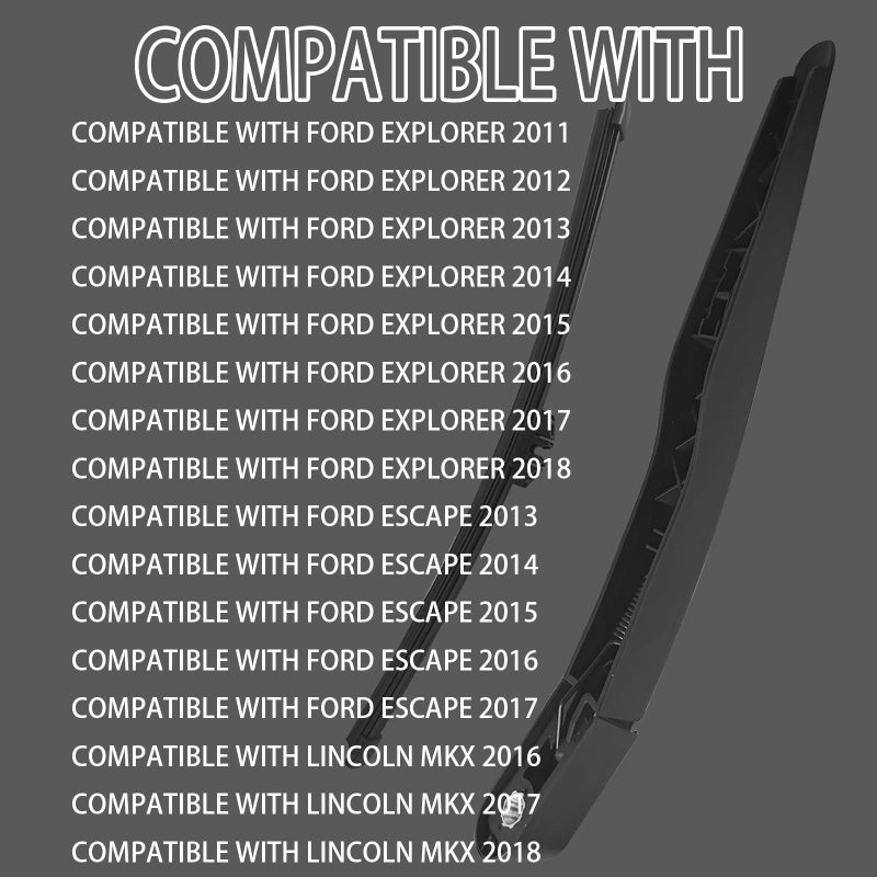 GolTHd Rear Windshield Wiper Arm Kit, Compatible with Ford Explorer 2011-2018 Escape 2013-2017 Lincoln MKX 2016-2018, Rear Wiper Cover Accessories Replaces# BB5Z-17526-C - Image 3