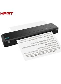 HPRT MT800 A4 Portable Thermal Transfer Printer Wireless&USB Connect with Mobile Computer for Office School Car Travel Printer with 1pc Ribbon Roll Compatible