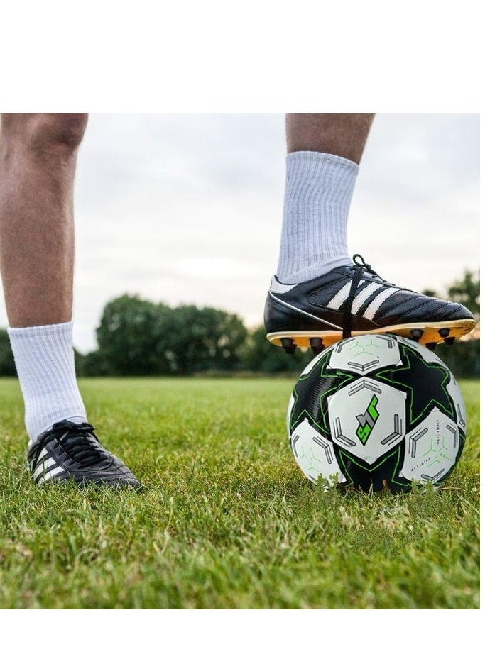 Spall - كرة القدم لمباريات كأس العالم أفضل كرة مقاومة للماء للاستخدام الداخلي والخارجي للتدريب الاحترافي والمباريات للرجال والنساء والشباب والكبار - Image 1