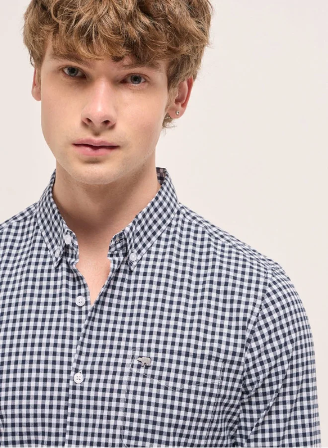 THE BEAR HOUSE Men's Shirt for Casual and Formal Wear | Classic Button-Down Style for Office, Daily Use, Travel, Events & All-Season Outfits | Versatile & Stylish Wardrobe Essential for Every Occasion