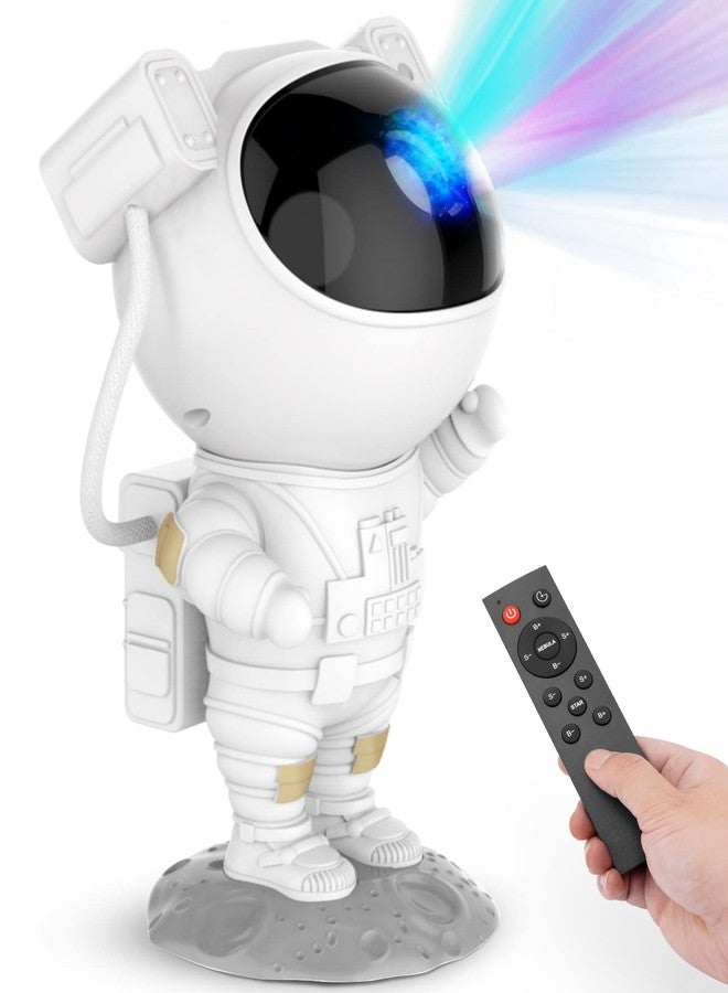 Mooyran Star Projector Galaxy Night Light - Astronaut Space Projector, Starry Nebula Ceiling LED Lamp with Timer and Remote, Kids Room Decor Aesthetic, for Christmas & Birthdays - Image 1