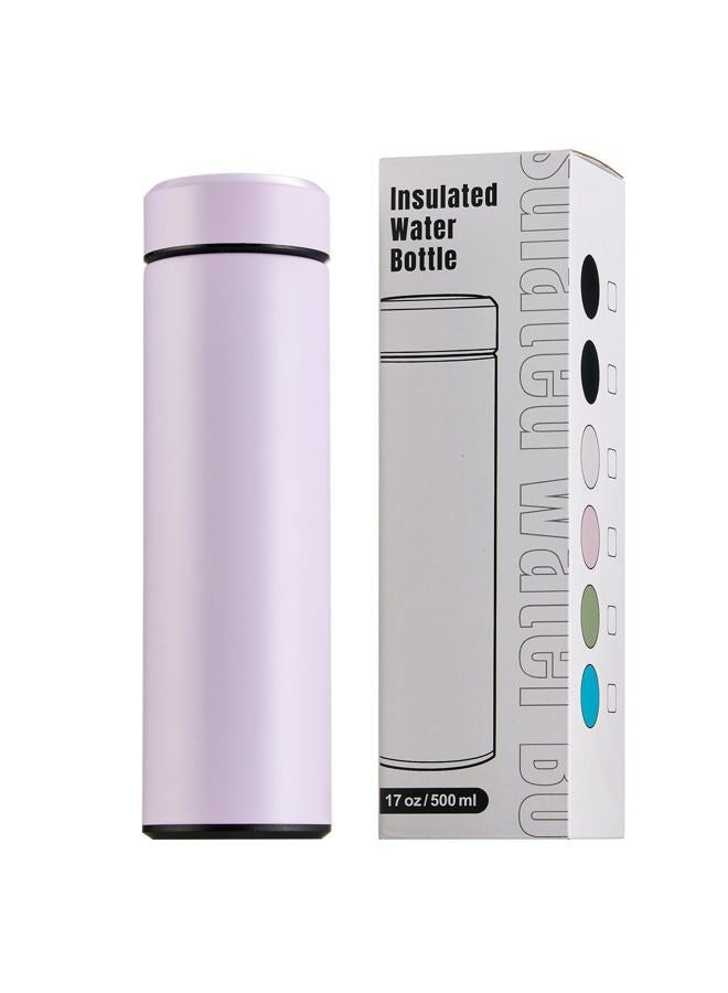 PARACITY Insulated Water Bottle,17 oz Stainless Steel Thermo, Double Wall Vacuum Water Bottle, Metal Water Bottle Keeps Hot for 12 Hrs, Cold for 24 Hrs, for Coffee, Drinks(pink) - Image 2