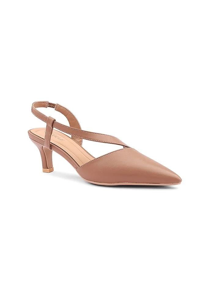 كابلي Cuple Pointed Toe Slingback Pumps