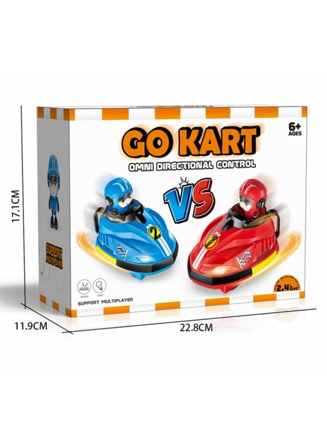 Beauenty - Two person remote control battle collision car parent-child interaction go kart drift catapult children's toy, dynamic music, and cool lighting. Come and have a happy game with your child - Image 1