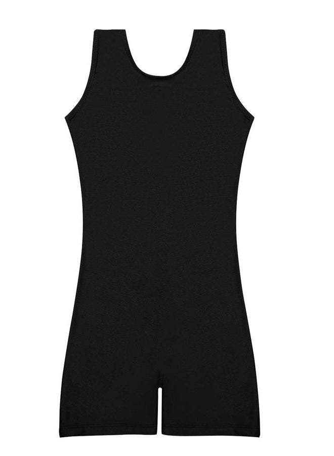 Speerise High Stretch Gymnastics Leotards for Girls with Hair Scrunchie, Unitard Kids Short Tank Biketard Dance Costumes Gymnastics Outfit Ballet - Image 1