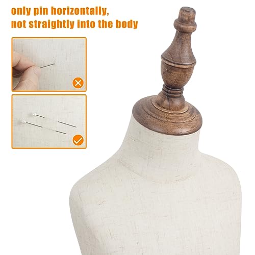 SHAREWIN Child Mannequin for Clothes Display Adjustable Kids Toddler for Apparel Scarf Window Shop Display 23 Years Old Brown - Image 3