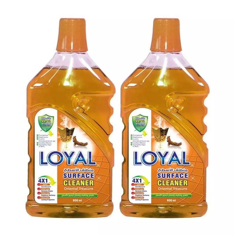 Loyal Surface Cleaner Oriental Treasure Disinfectant Liquid- 2X2400ml