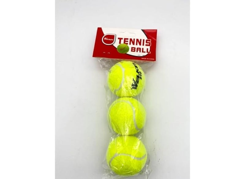 Advanced training tennis balls, durable and reusable, pressure-free, ideal for training, teaching, and all types of courts, 3 pieces - Image 1