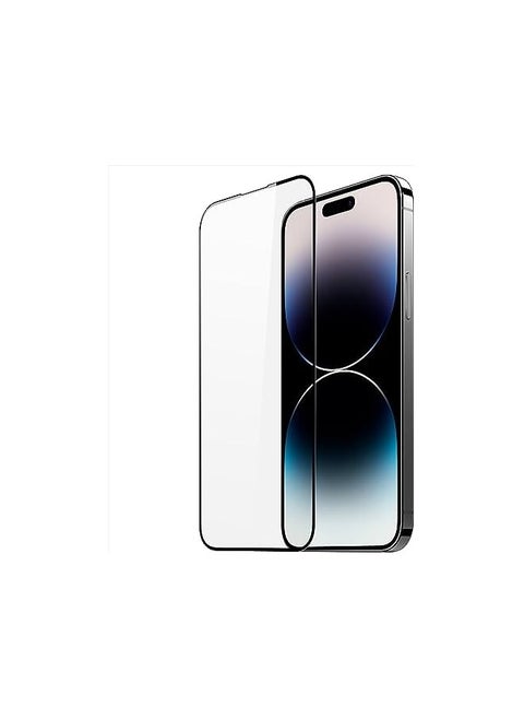 Glass for iPhone 15 Pro Max Screen Protector Tempered Glass Full Glue Edge-to-Edge Screen Protector for iPhone 15 Pro Max (2023) by Emodil