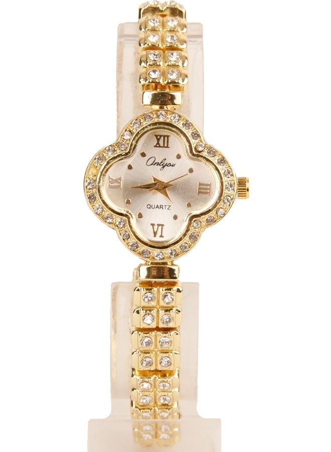 Onlyou Women’s Casual Watch, Silver Dial, Stainless Steel Material - Image 3