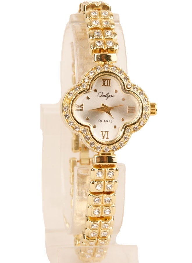 Onlyou Women’s Casual Watch, Silver Dial, Stainless Steel Material - Image 4