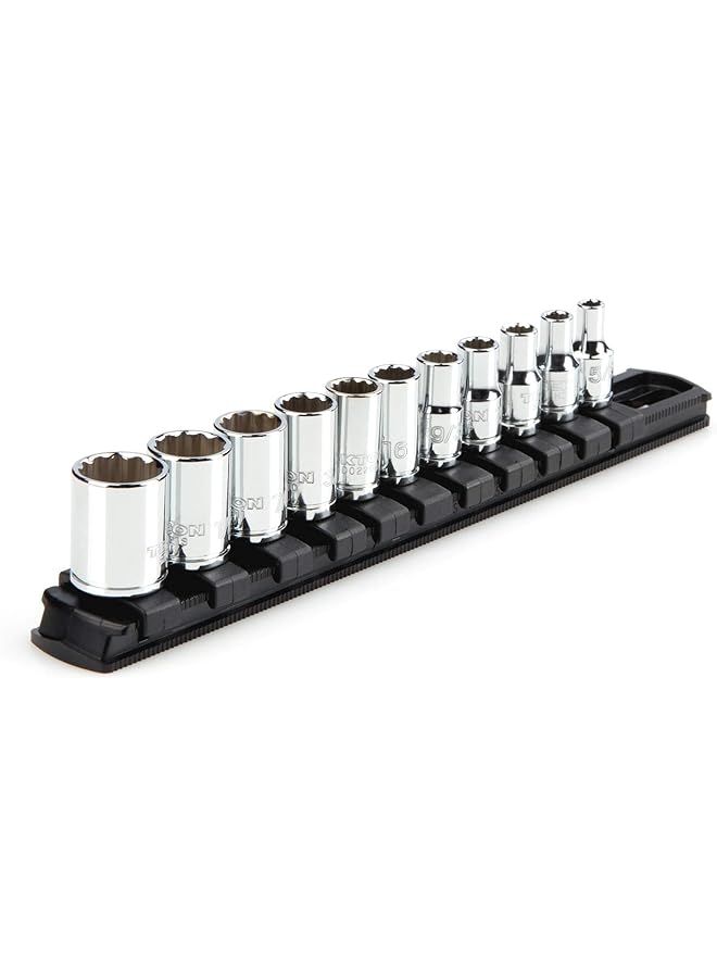 Tekton 1 4 Inch Drive 12 Point Socket Set 11 Piece 5 32 9 16 Inch Shd90103 - Image 1