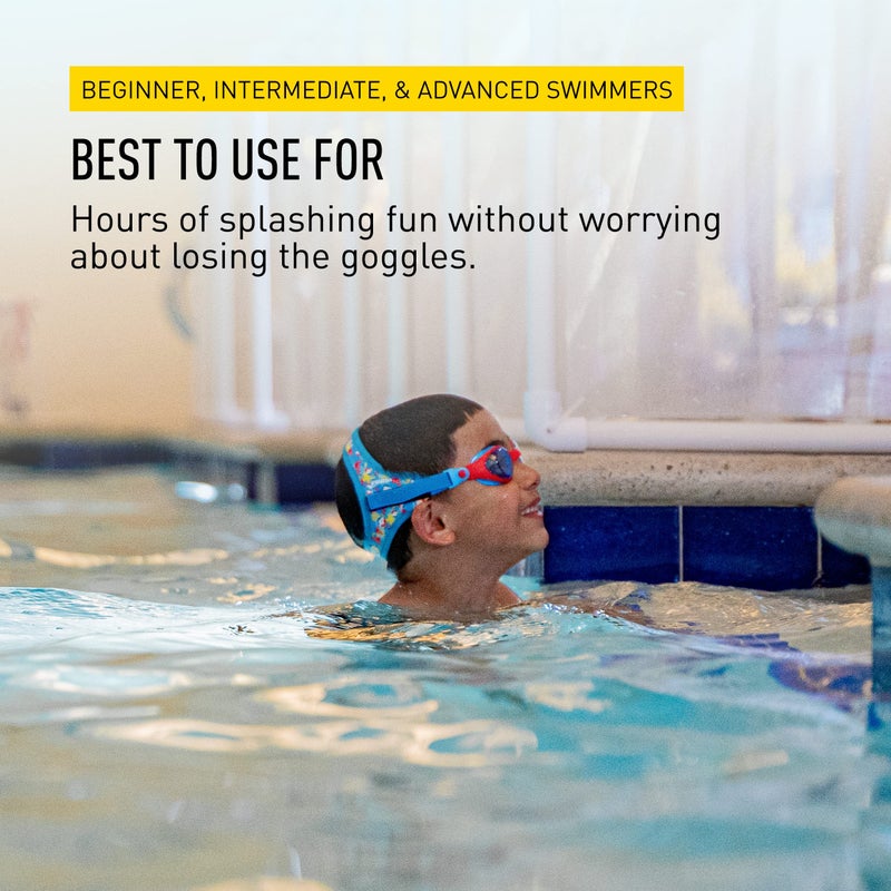 FINIS DragonFly Goggles - Kids Swim Goggles for Ages 4-12 with UV Protection, Buoyant Neoprene Strap, and Durable Lenses - PVC- and Latex-Free - Treasure - Image 5