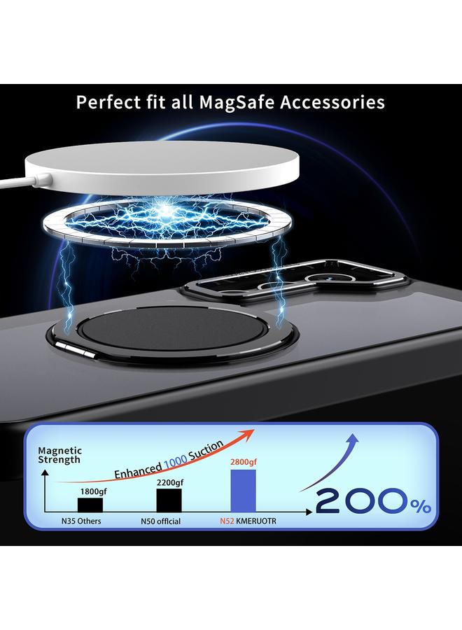 S-TOP Case For Samsung Galaxy S24+ 5G 360-degree Rotating MagSafe Magnetic Holder Phone Case - Image 2